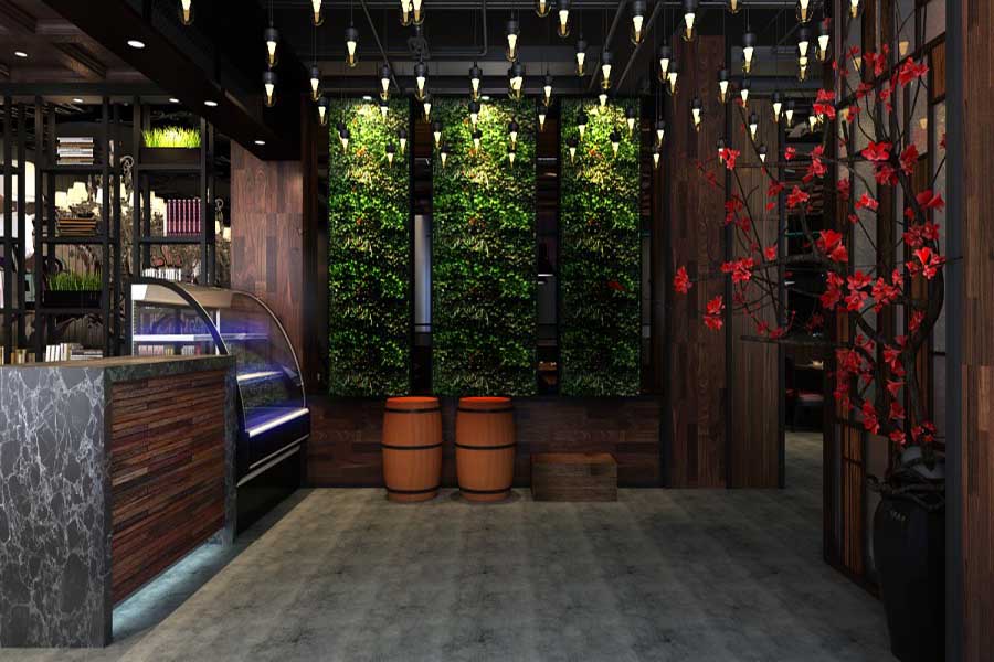 360平米開封中餐館裝修設(shè)計效果圖