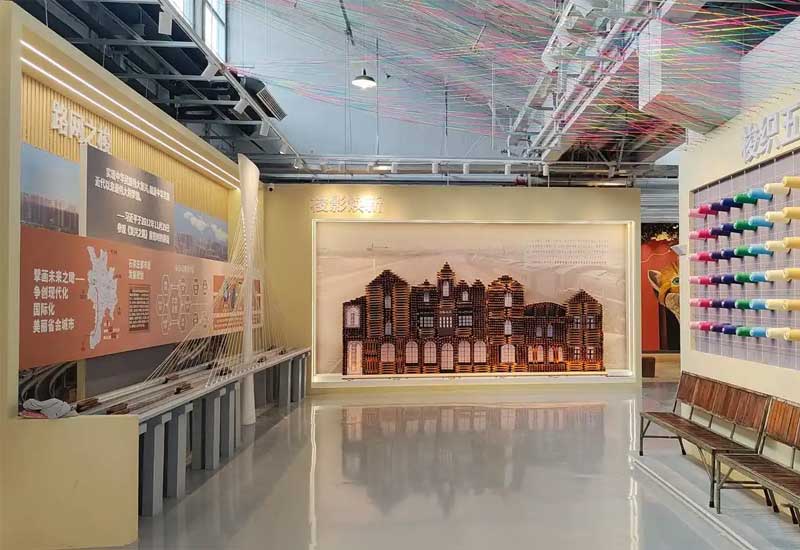 鄭州紡織面料展館設(shè)計費(fèi)用：新型材料的專利展示成本