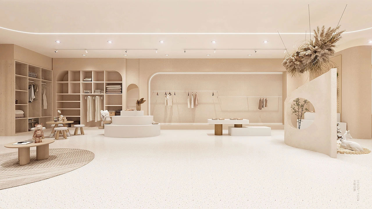 210平米鄭州女裝店面裝修設(shè)計效果圖