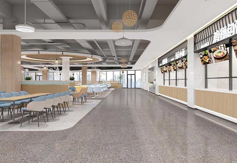 鄭州食堂裝修材料選擇：打菜勺的防燙與衛(wèi)生設(shè)計