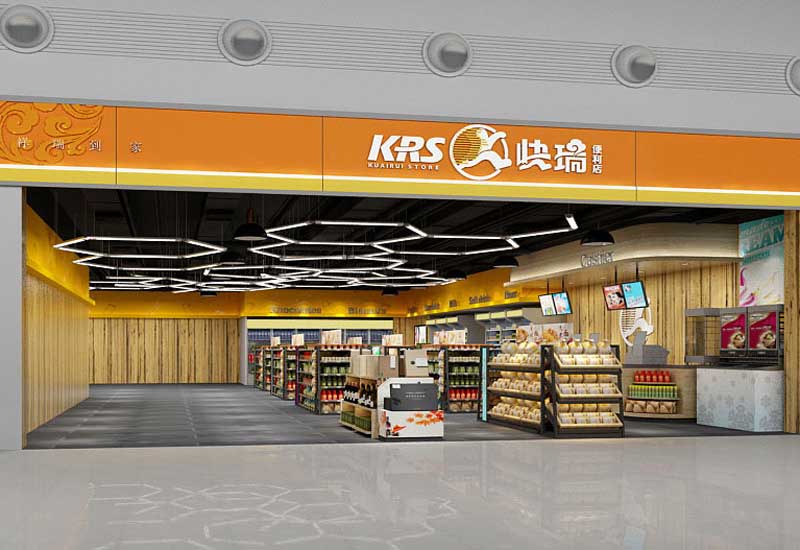 鄭州100㎡便利店裝修施工報價：常規(guī)布局及基礎材料成本